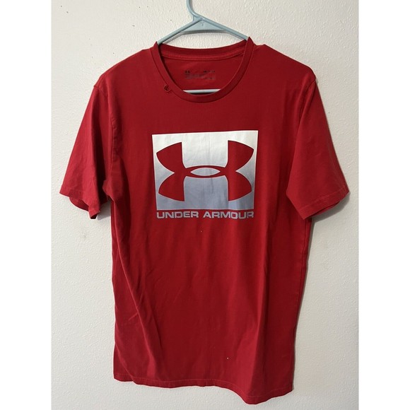 Under Armour Mens UA Boxed Sportstyle Short Sleeve T-Shirt - 1329581 - Small - Picture 1 of 6